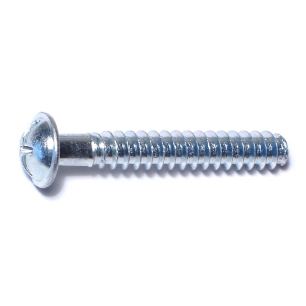 Midwest Fastener #12-24 x 1-1/2 in Combination Phillips/Slotted Round Machine Screw, Zinc Plated Steel, 30 PK 78025 - main